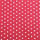 Cotton red with stars