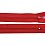Zip spiral 3mm indivisible 30cm red