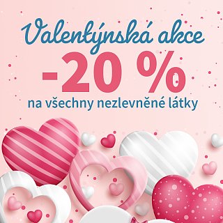 Valentýn se slevou 20 % 💗