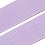 Elastic smooth 20mm woven light purple