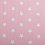 Cotton fabric with stars, pink