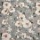 Decorative fabric with flowers and lurex
