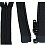 YKK Zip spirálový dělitelný černý 35 cm