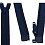 YKK Zip spirálový dělitelný navy 35 cm
