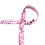Braid elastic with sequins, pink