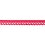Edging decorative elastic pink, width 20 mm