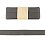Jersey viscose bias tape 3 m, gray