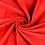 Cotton velvet red