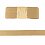 Jersey viscose bias tape 3 m, beige