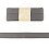 Jersey viscose bias tape 3 m, gray