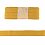 Jersey viscose bias tape 3 m, ocher