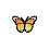 Nažehlovací aplikace motýl