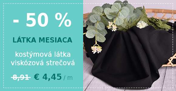 Látka mesiaca - kostýmová látka