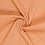 Bio cuff fabric light orange tunnel - width 35 cm