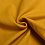 Bio cuff fabric ocher tunnel - width 35 cm