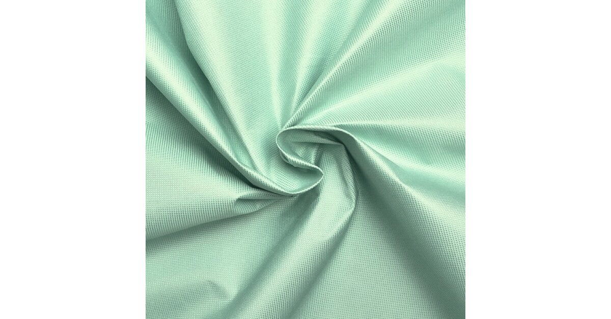 Nylon fabric KENT with coating, mint