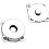 Magnetic fastening silver