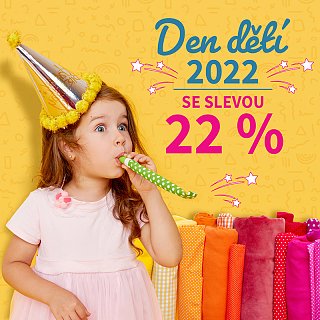 Oslavte s námi Den dětí 2022 se slevou 22 %