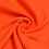 Bio cuff fabric bright orange tunnel - width 35 cm