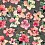 Viscose fabric with flowers, digital print