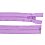 Zipper plastic lilac purple, length 50 cm