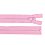 Zipper plastic pink, length 50 cm
