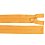 Zipper plastic yellow, length 50 cm