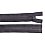 Zipper plastic dark gray, length 60 cm