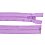 Zipper plastic lilac purple, length 60 cm