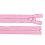 Zipper plastic pink, length 60 cm