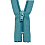 YKK Blue spiral indivisible zippe 12 cm
