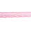 Krajka paličkovaná 40mm světle růžová