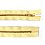 Zipper brass indivisible yellow 10 cm