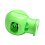 One-hole stopper, neon green