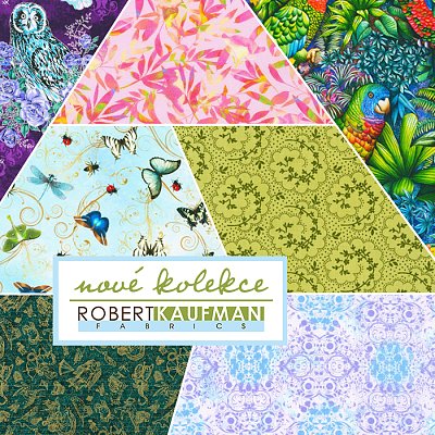 Nové kolekce Robert Kaufman Fabrics k objednání