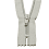 YKK Grey spiral indivisible zippe 12 cm