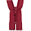 YKK Red spiral indivisible zippe 12 cm