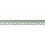 Edging decorative elastic green, width 20 mm
