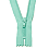 YKK Mint light spiral indivisible zippe 12 cm