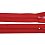 Zip spiral 6 mm indivisible 16cm red