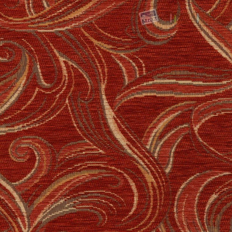 Upholstery chenille with pattern