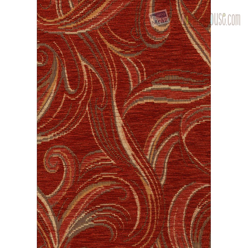 Upholstery chenille with pattern