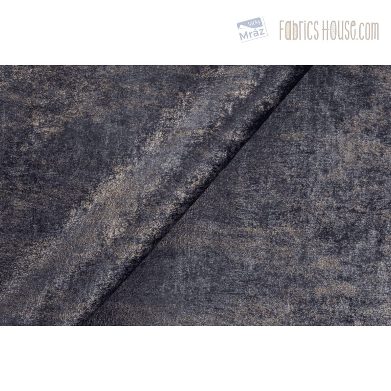 Upholstery fabric dark gray