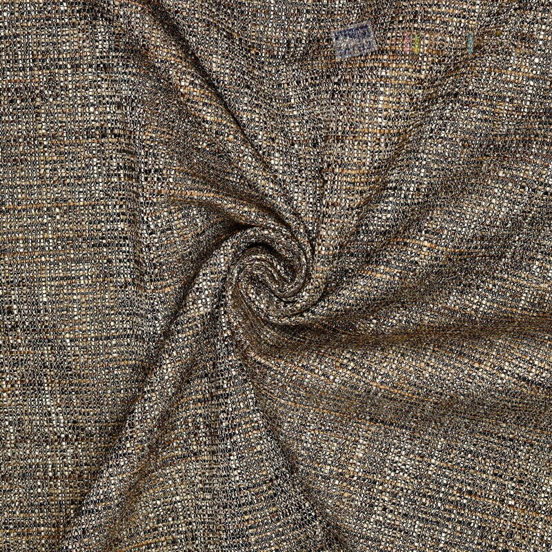 Upholstery fabric brown highlights