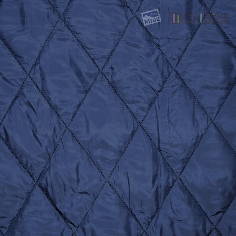 Quilted fabric with batik pattern