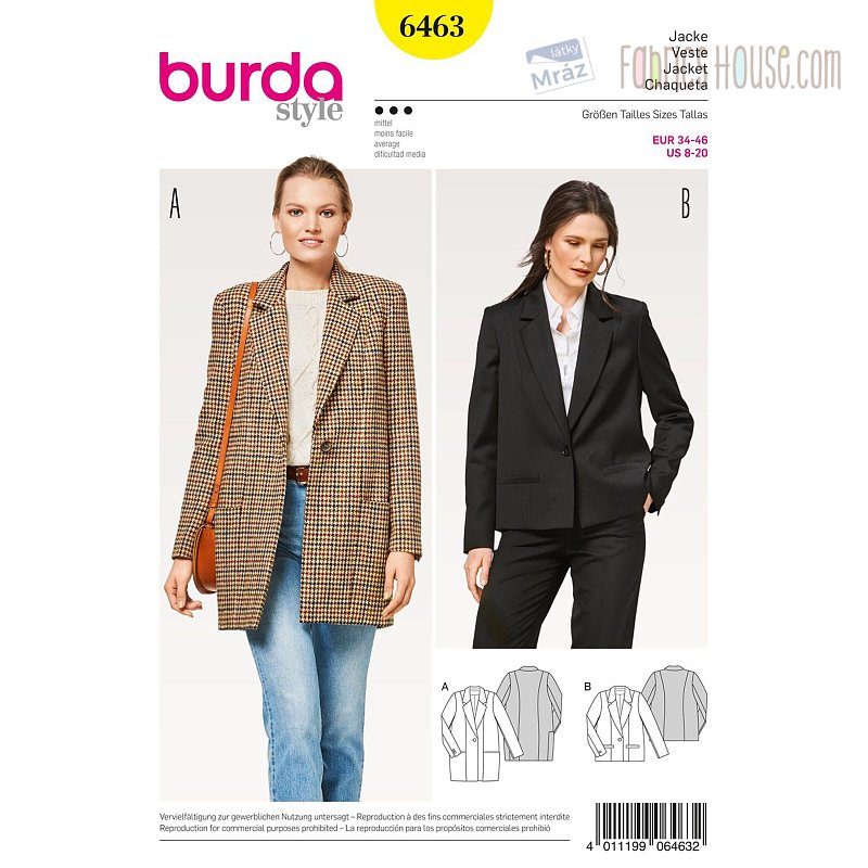 Burda Modni Strih 6463