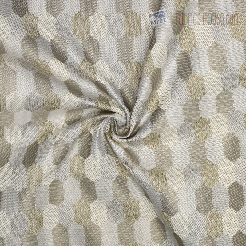 Upholstery fabric with geometric shapes
