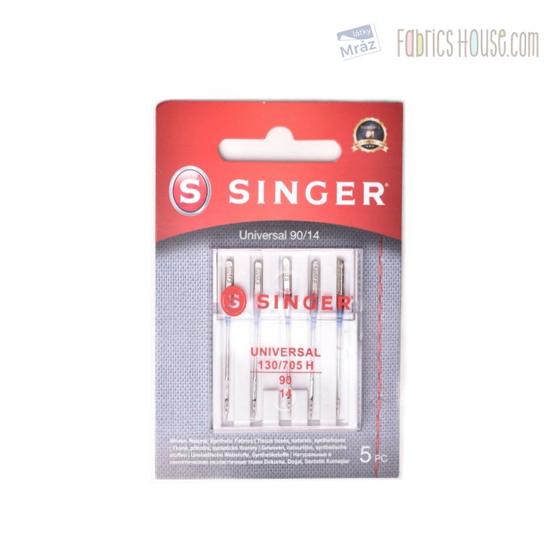 Singer Sewing Machine Needles - Universal, Assorted, Pkg of 5